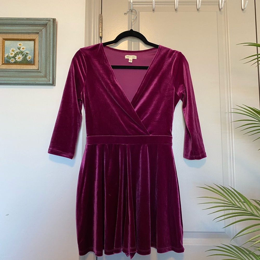 Silence + Noise Velvet Romper
